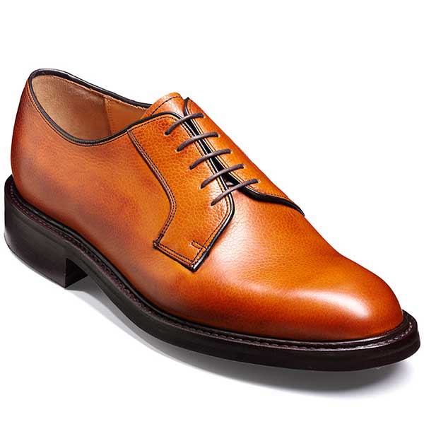 Barker Shoes - Nairn Cedar Grain - Derby Style