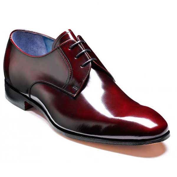 Barker Shoes - Rutherford Burgundy Cobbler - Derby Style