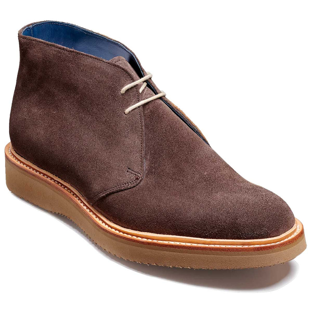 BARKER Ted Boots - Mens - Dark Brown Suede