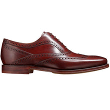 Load image into Gallery viewer, BARKER Turing Shoes - Mens Oxford Brogue Shoes - Cherry Calf
