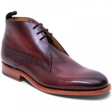 Load image into Gallery viewer, BARKER Tyne Boots - Mens Chukka - Hand Brushed Burgundy
