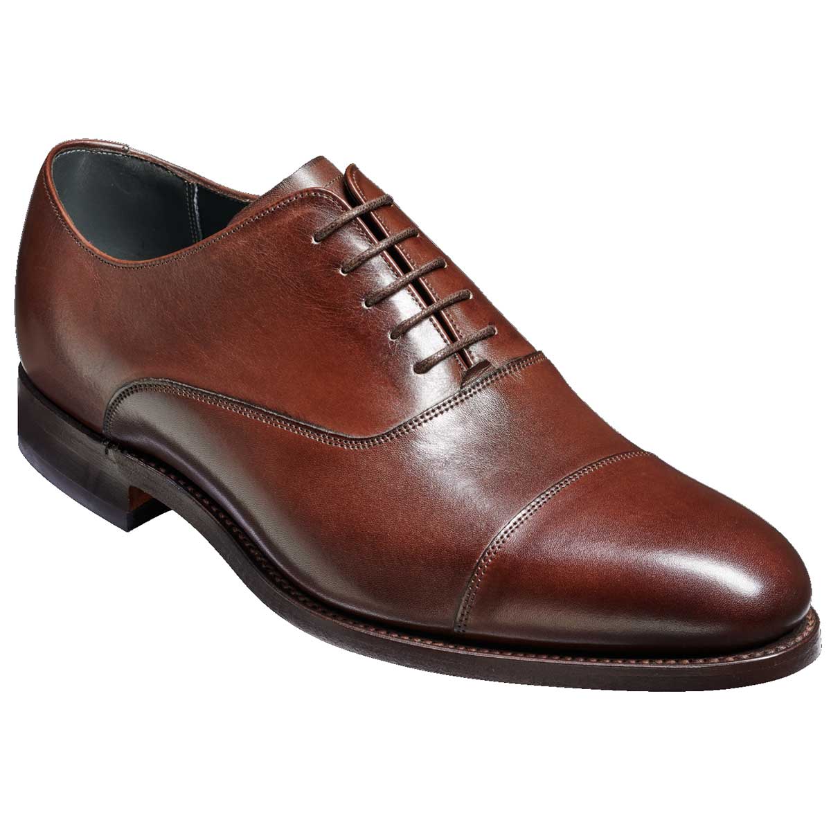 BARKER Winsford Shoes - Mens Oxford - Dark Walnut Calf