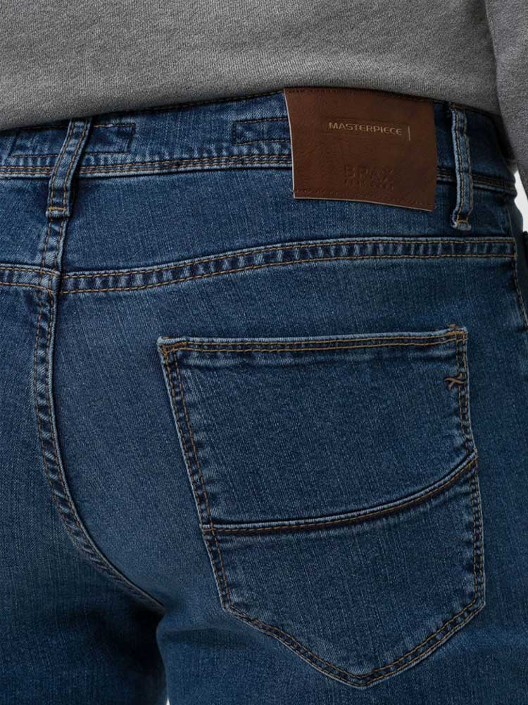BRAX Cadiz Jeans - Mens Masterpiece Denim - Regular Blue