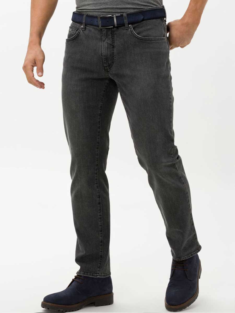 BRAX Cadiz Masterpiece Five-Pocket Jeans - Mens - Grey