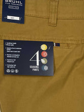 Load image into Gallery viewer, BRUHL Catania B Chinos - Men&#39;s Autumn Weight Cotton 184060 - Maize
