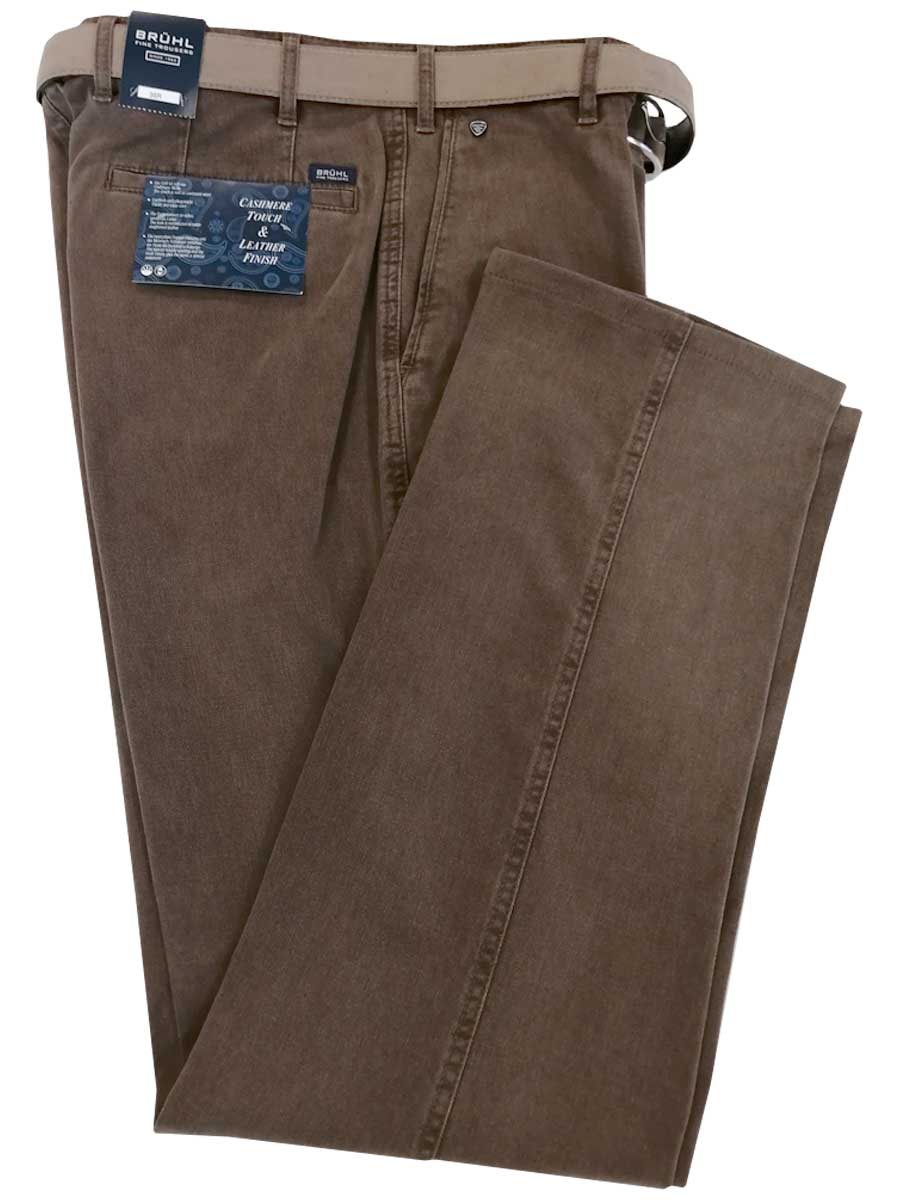 40% OFF BRUHL Chinos - Men's Montana Cashmere Touch - Mocha - Size: 36 Reg