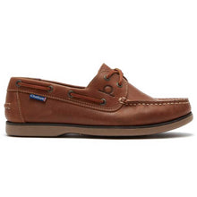 Load image into Gallery viewer, CHATHAM Mens Whitstable Premium Leather Deck Shoes - Tan
