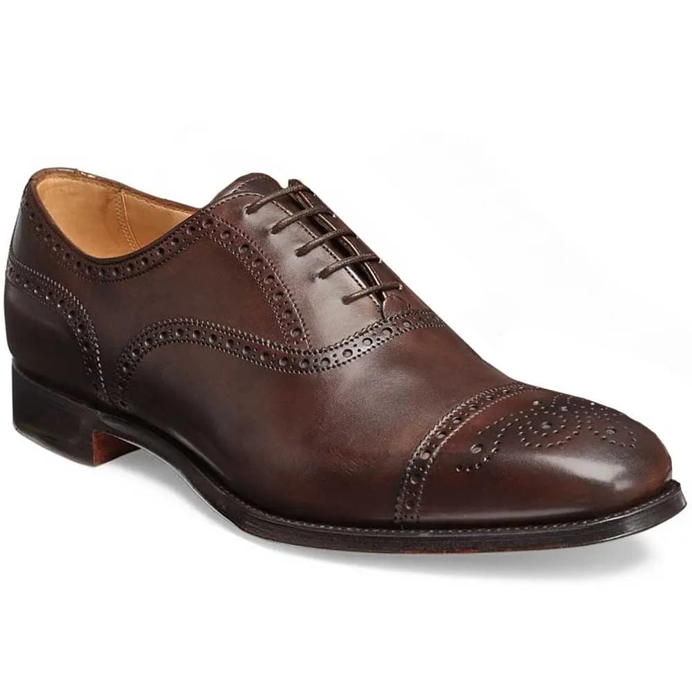 Cheaney - Islington Men's Semi Brogue - Mocha Calf