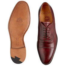 Load image into Gallery viewer, Cheaney - Lime Leather Sole Oxford Shoes - Burgundy Calf
