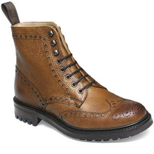 Load image into Gallery viewer, Cheaney - Tweed C Brogue Boots - Almond Grain Leather

