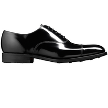 Load image into Gallery viewer, BARKER Cheltenham Shoes - Mens Oxford Style - Black Hi-Shine
