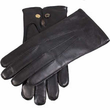 Load image into Gallery viewer, Dents Men&#39;s Gloves - Mendip Leather &amp; Wool Lined - Black
