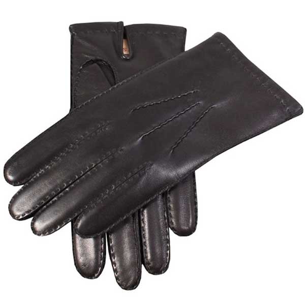 Dents Men's Gloves - Chelsea Cashmere Lined - Black