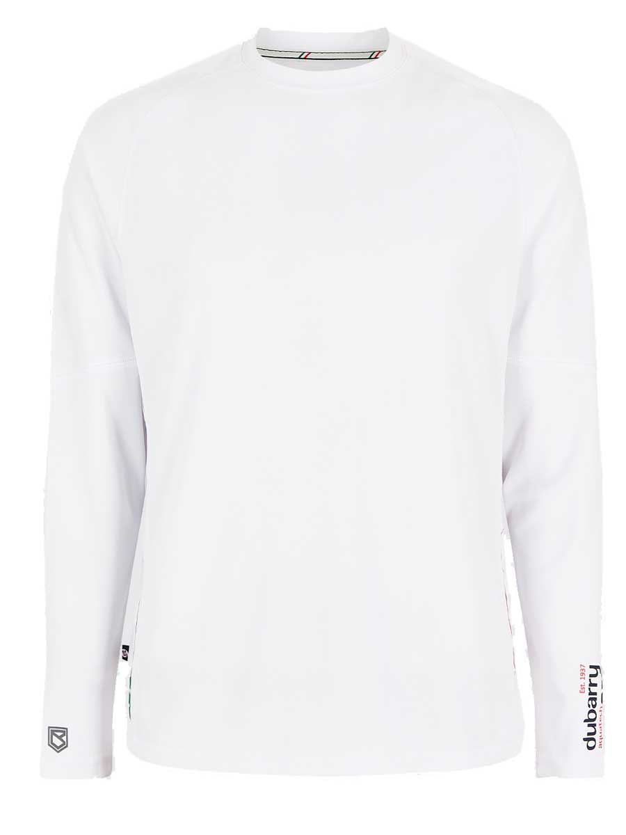 DUBARRY Ancona Unisex Long-Sleeved Technical T-Shirt - White