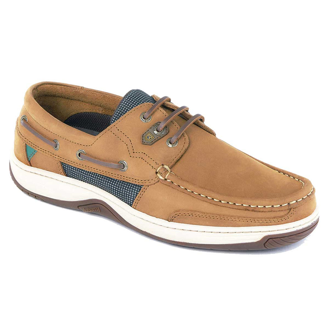 DUBARRY Men's Regatta Deck Shoes - Brown Nubuck