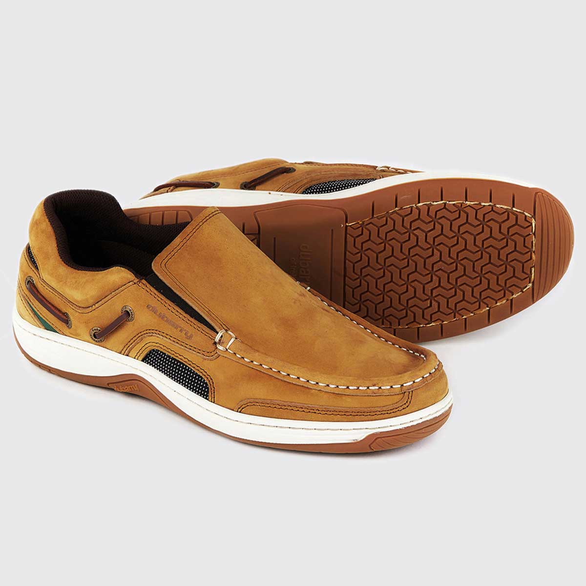 DUBARRY Men's Yacht Deck Shoes - Loafer - Brown Nubuck