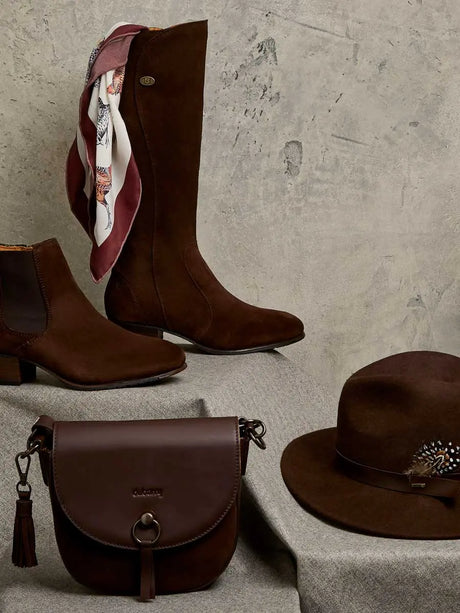 DUBARRY Downpatrick Boots - Ladies Knee High - Cigar Suede