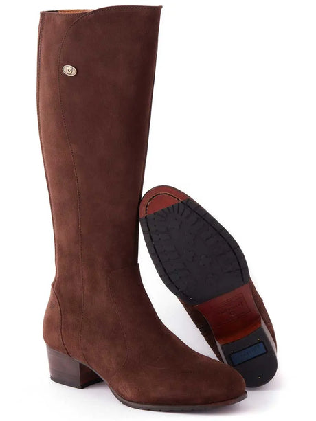 DUBARRY Downpatrick Boots - Ladies Knee High - Cigar Suede
