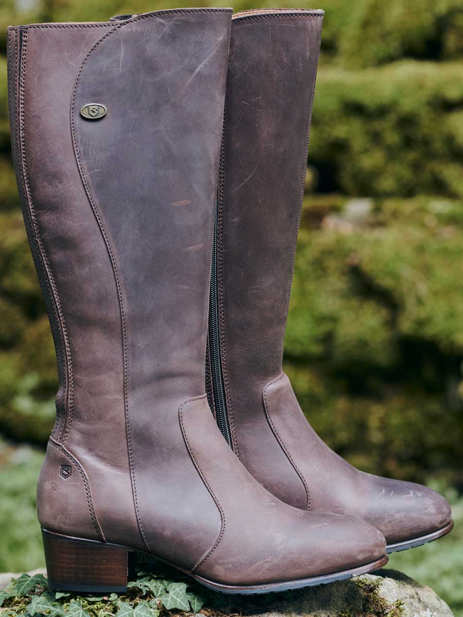 DUBARRY Downpatrick Boots - Ladies Knee High - Leather - Old Rum