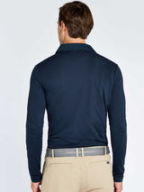 DUBARRY Freshford Unisex Long-Sleeved Technical Polo - Navy