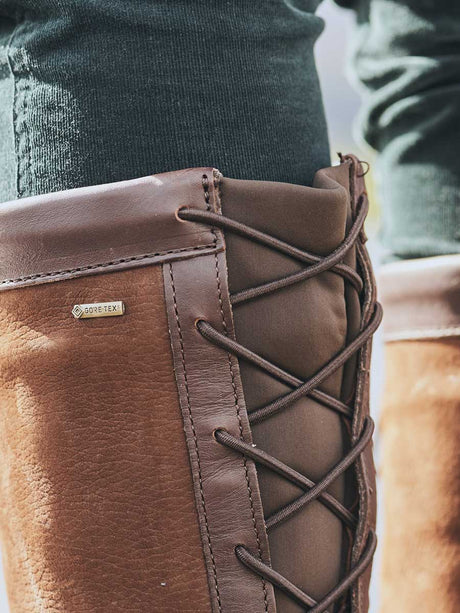 DUBARRY Glanmire Boots - Ladies Waterproof Gore-Tex Leather - Walnut