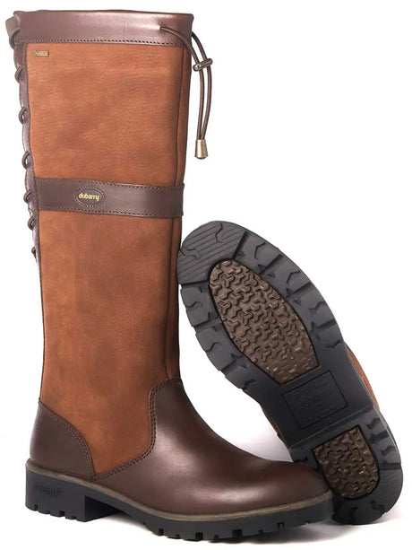 DUBARRY Glanmire Boots - Ladies Waterproof Gore-Tex Leather - Walnut