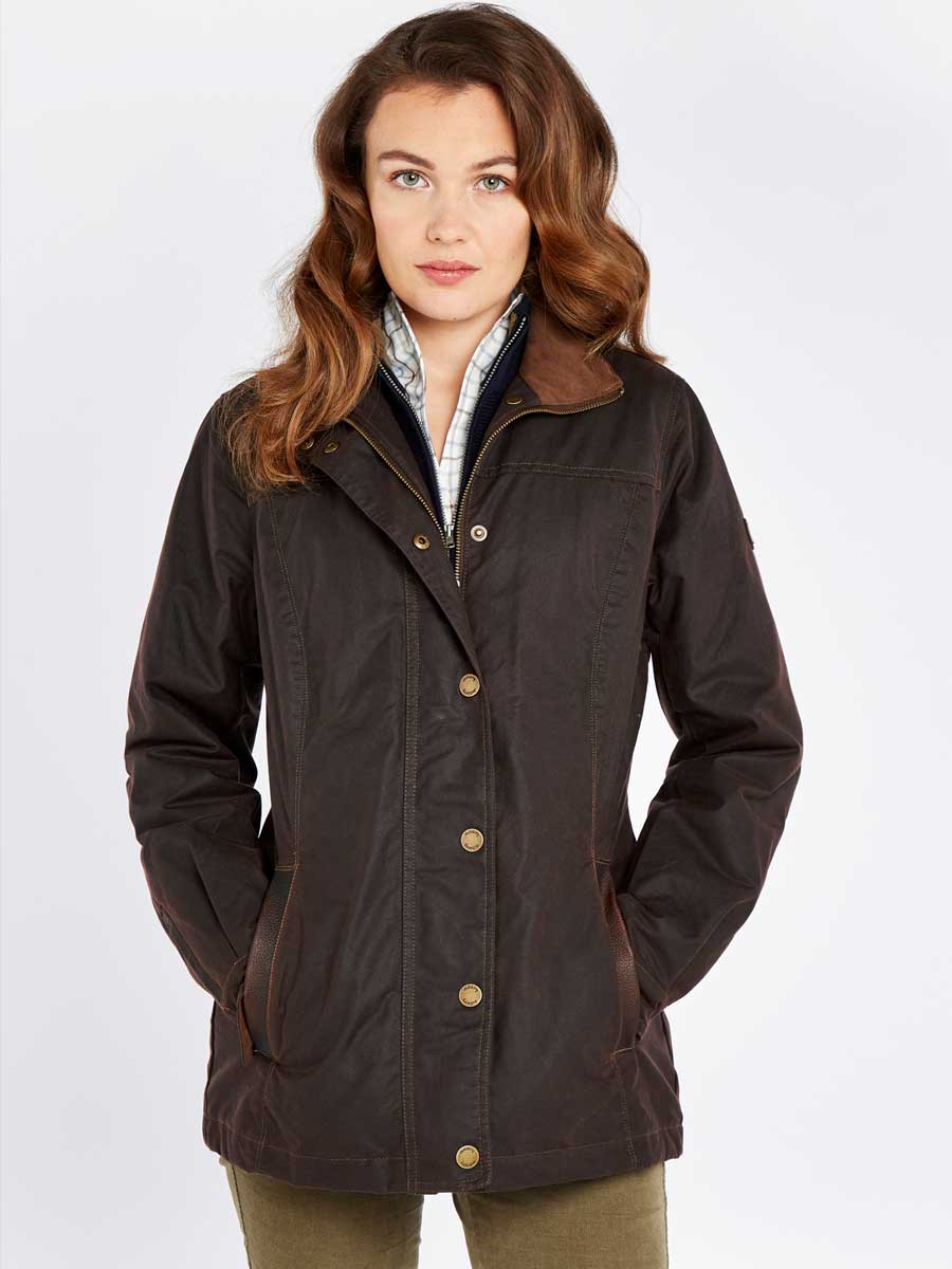 30% OFF DUBARRY Ladies Mountrath Wax Jacket - Java - Size: 16