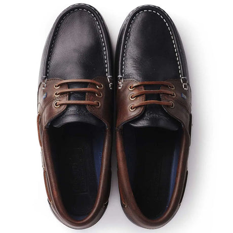 DUBARRY Deck Shoes - Men's Mariner Gore-Tex - Navy & Brown