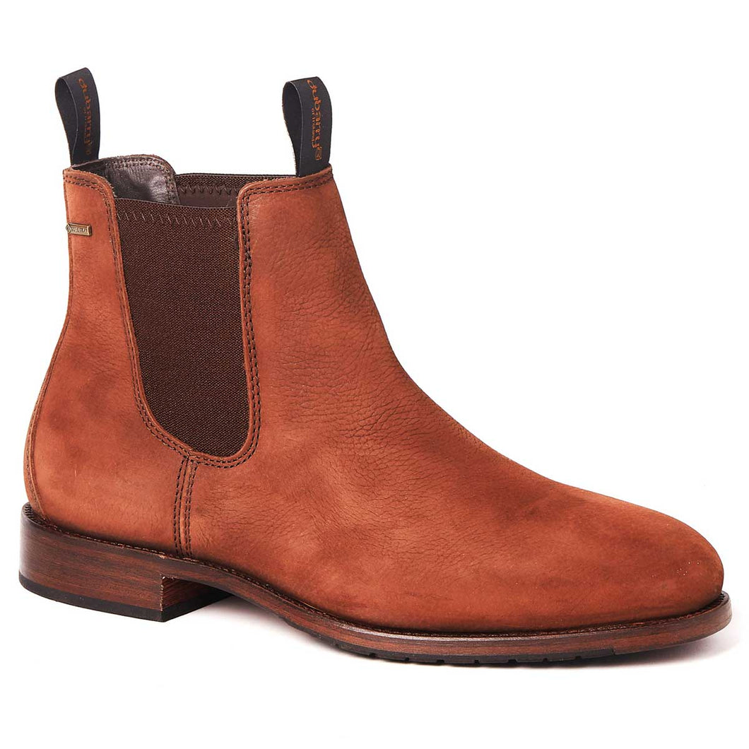 DUBARRY Kerry Chelsea Boots - Mens Gore-Tex Leather - Walnut