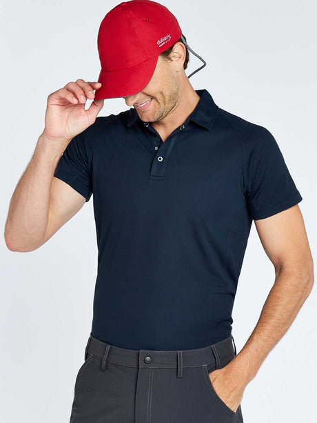 DUBARRY Menton Mens Short-Sleeve Technical Polo - Navy Dubarry