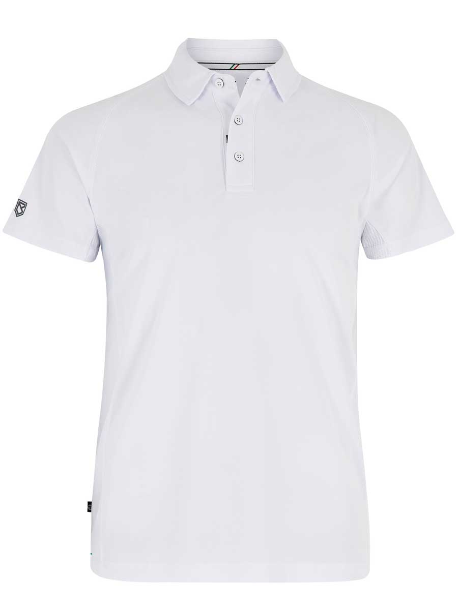 DUBARRY Menton Mens Short-Sleeve Technical Polo - White