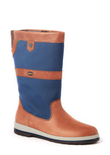 Load image into Gallery viewer, DUBARRY Shamrock Sailing Boots - GORE-TEX - Navy &amp; Brown
