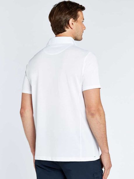 DUBARRY Sorrento Unisex Short-Sleeved Technical Polo - White