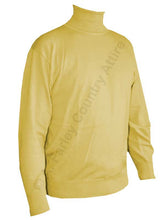 Load image into Gallery viewer, 40% OFF - FRANCO PONTI Rollneck Pullover - Mens Superfine Italian Merino Blend - LEMON SMALL &amp; SILVER XL
