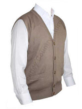 Load image into Gallery viewer, 40% OFF - FRANCO PONTI Sleeveless Cardigan - Mens Button Front Gilet - 4 Colour Options - Size: SMALL

