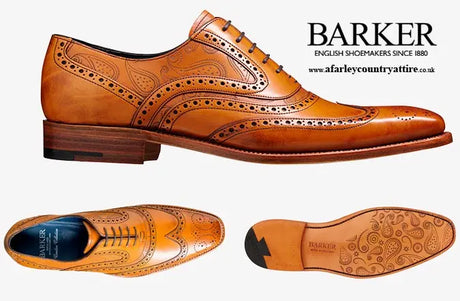 Get The Look: Barker Shoes Mcclean Cedar Calf & Paisley Laser
