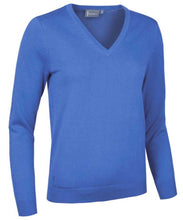 Load image into Gallery viewer, Glenmuir Ladies Darcy V Neck Cotton Sweater - Tahiti
