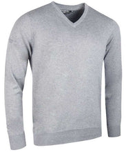 Load image into Gallery viewer, Glenmuir Men&#39;s Eden V Neck Cotton Sweater Light Grey
