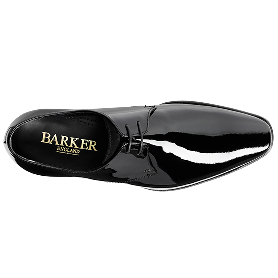 BARKER Goldington Shoes - Mens Derby - Black Patent Barker Shoes