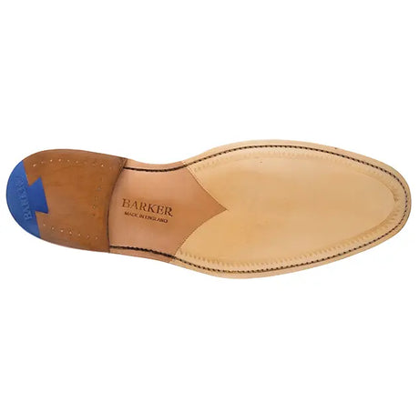 BARKER Valiant Shoes - Mens Brogues - Ebony, Green & Blue Hand Painted Barker Shoes