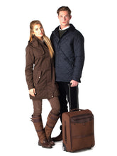 Load image into Gallery viewer, DUBARRY Gulliver Leather Carry-On Trolley Case - Walnut
