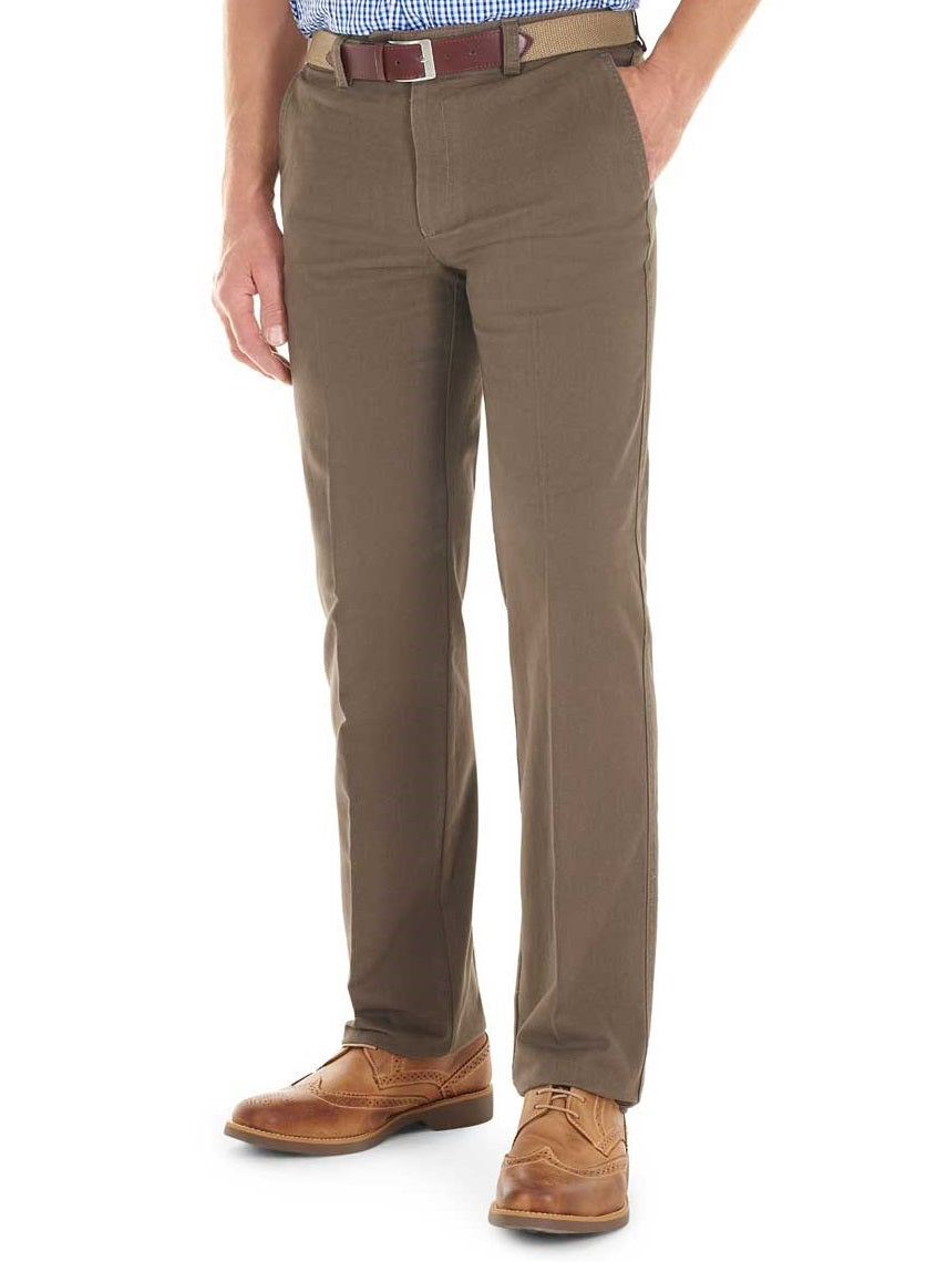 GURTEEN Chinos - Longford Winter Stretch Cotton – Taupe