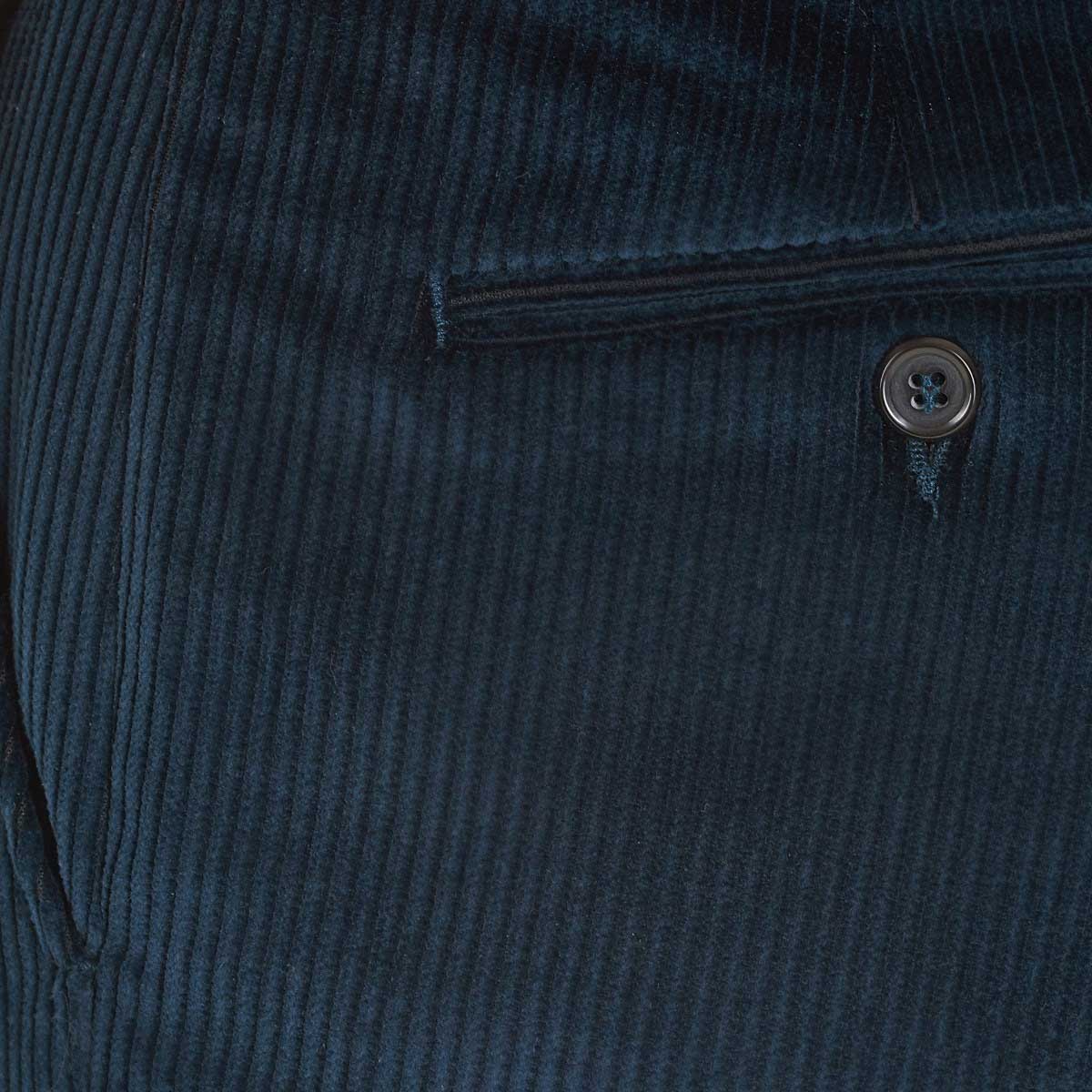 Gurteen - Verona Stretch Cord Trousers - Navy