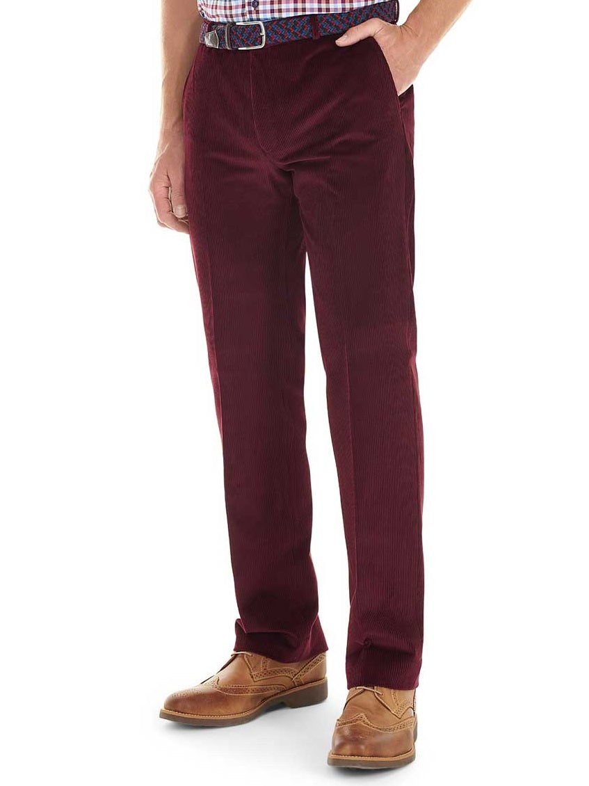 GURTEEN Cords - Verona Stretch Cotton - Wine
