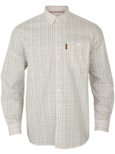 Load image into Gallery viewer, HARKILA Allerston Shirt - Mens 100% Cotton - Bloodstone Red/White
