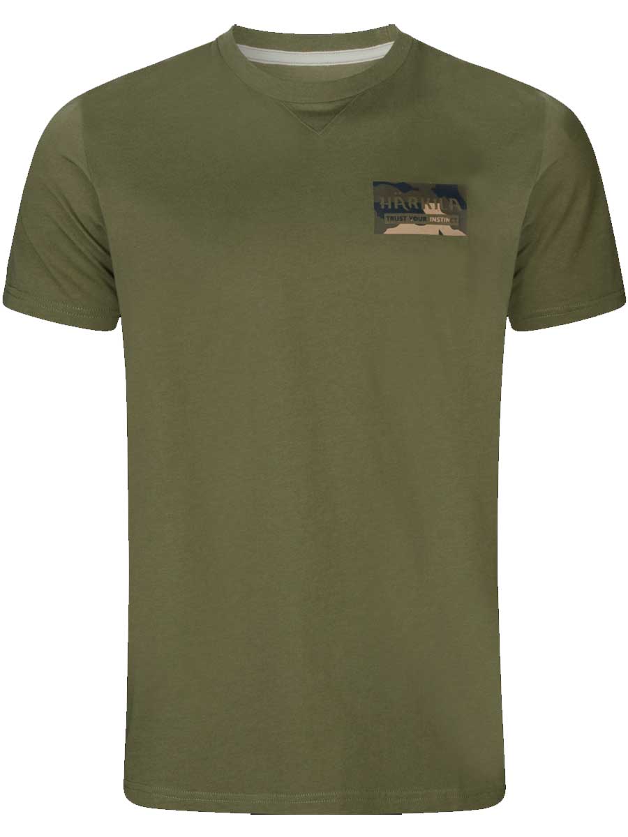 HARKILA Core Short Sleeve T-Shirt - Mens - Dark Olive