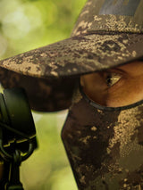 HARKILA Deer Stalker Camo Cap with Mesh Visor - AXIS MSP Forest Green