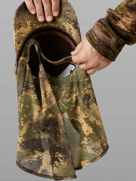 HARKILA Deer Stalker Camo Cap with Mesh Visor - AXIS MSP Forest Green
