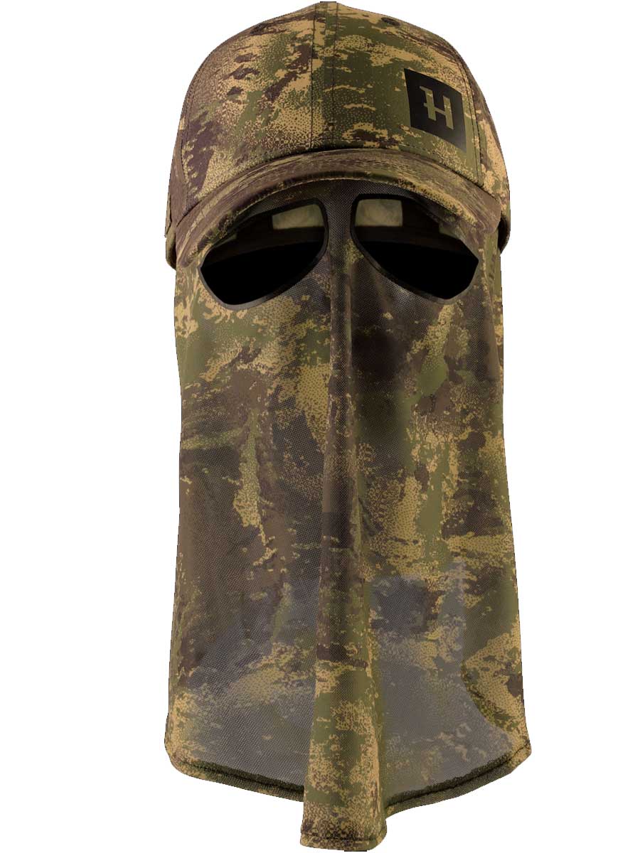 HARKILA Deer Stalker Camo Cap with Mesh Visor - AXIS MSP Forest Green