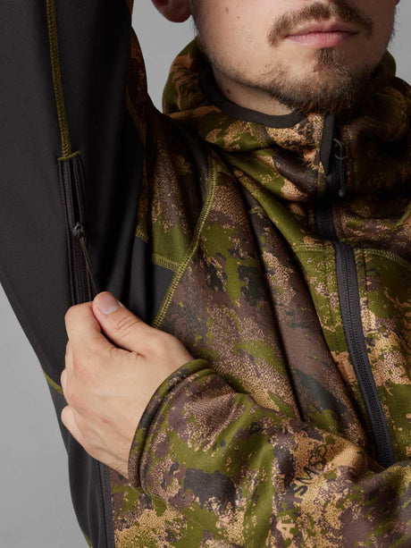 HARKILA Deer Stalker Camo Fleece Hoodie - Mens - AXIS MSP Forest Harkila